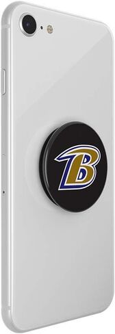PopSockets: PopGrip مع جزء علوي قابل للتبديل للهواتف والأجهزة اللوحية - NFL - شعار Baltimore Ravens in Saudi Arabia