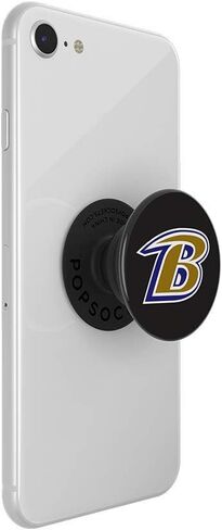 PopSockets: PopGrip مع جزء علوي قابل للتبديل للهواتف والأجهزة اللوحية - NFL - شعار Baltimore Ravens in Saudi Arabia