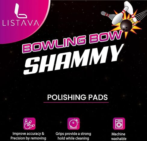 منشفة كرة بولينج من الألياف الدقيقة عبوتين مقاس 25.4 × 20.32 سم - مجموعة وسادات تنظيف شامية لكرة البولينج مع قبضة سهلة - قماش تلميع كرة البولينج يمتص الزيت ويمسح الأوساخ - إكسسوارات البولينج للرجال والنساء (2) in Kuwait