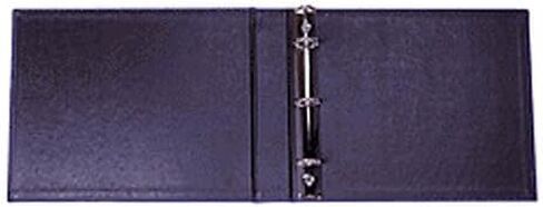 مجلد فحص مكون من 3 حلقات لشيكات القسيمة المدمجة 3 في الصفحة مع تمزق جانبي (أسود) يحمل 250 شيكًا، مثالي للكتاب المكتبي النهائي، 9 1/4 × 9 بوصة in Kuwait