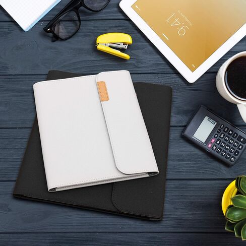 Rocketbook Capsule 2.0 Folio Cover for Core, Panda and Fusion - 100% Recyclable Cover with Pen Holder, Magnetic Clasp & Inner Storage - Black, Letter Size - 8.5" x 11" in Saudi Arabia