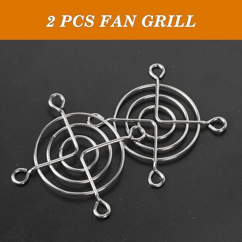 uxcell 2 Pcs Cooling Fan Grill Protective Fan Finger Guard Metal Wire Fan Guard 50mm for PC CPU in Saudi Arabia