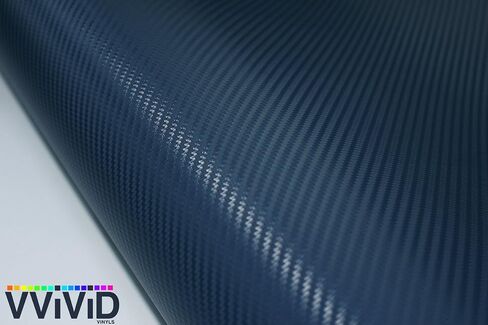 VViViD XPO Dry Carbon Fiber Navy Blue 1 Foot x 5 Feet Vinyl Wrap Roll with Air Release Technology in Saudi Arabia