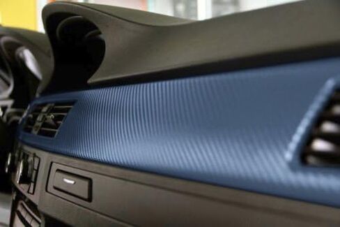 VViViD XPO Dry Carbon Fiber Navy Blue 1 Foot x 5 Feet Vinyl Wrap Roll with Air Release Technology in Saudi Arabia