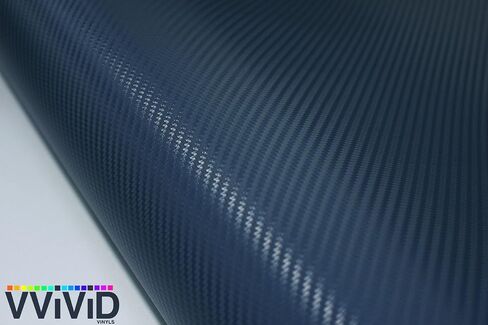 VViViD XPO Dry Carbon Fiber Navy Blue 1 Foot x 5 Feet Vinyl Wrap Roll with Air Release Technology in Saudi Arabia