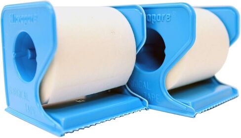 Micropore Skin Friendly Paper Medical Tape With Dispenser 1535-2, 2 Inch x 10 Yard, 1 Each, White in Saudi Arabia