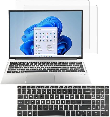 قطعتان من واقي الشاشة المضاد للوهج لأجهزة الكمبيوتر المحمول HP 15.6 بوصة/HP Pavilion 15-eg 15-eh 15-er 15-fc 15-fd 15-eg3053cl 15-eh3085cl 15-fc0025tg 15-fd0083wm 15-er1051cl واقي الشاشة للوحة المفاتيح in Saudi Arabia