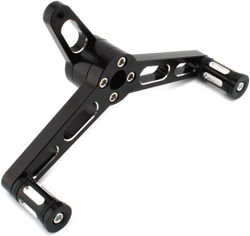 Dreamseek Motorcycle Heel Toe Gear Shift Lever + Shift Peg for Harley Sportster 1200 883 XL XL1200 XL883 2004-2018 Aluminum Forward-Controls Shifter Lever(Chrome) in Saudi Arabia