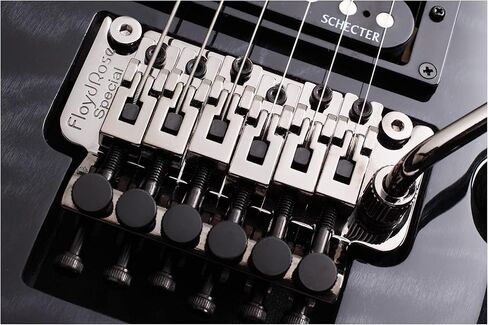 Schecter Omen Extreme-6 FR Electric Guitar in See-Thru Black with Knox Gear Electric Guitar Hard Shell Bundle (2 Items) in Saudi Arabia