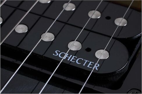 Schecter Omen Extreme-6 FR Electric Guitar in See-Thru Black with Knox Gear Electric Guitar Hard Shell Bundle (2 Items) in Saudi Arabia