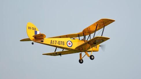 VilogaRC SCG39 Tiger Moth Blasa Wood RC طائرة 800 مم جناحيها مقياس نموذج طائرة (عدة + محرك + ESC + خدمات) in Saudi Arabia