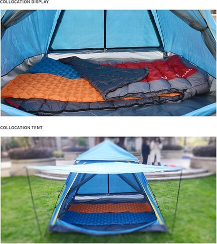 Wind Tour Sleeping Pad Hiking Mattress Pad Ultralight TPU Camping Beach Mat Air Mattress for Backpacking Outdoor Camping (Blue) in Saudi Arabia