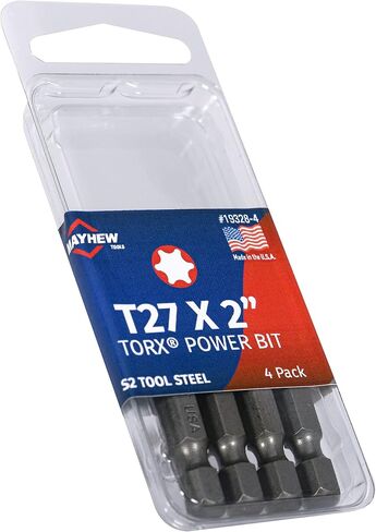 Mayhew Tools 19328-4 USA Torx Power Bit، T27 x 2 بوصة، 4 عبوات in Saudi Arabia