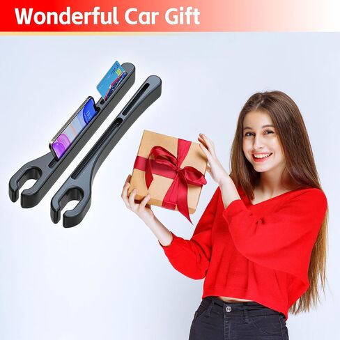 Car Seat Gap Filler 2 Pack, Car Gap Filler Prevents Things from Falling Out, Clog Gaps Between Seats and Consoles, Universal Fit for Most Cars, Trucks and Compact SUVs Car Crevice Blocker (Black) in Saudi Arabia