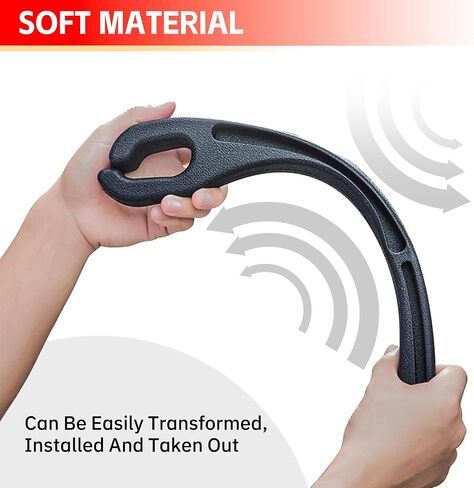 Car Seat Gap Filler 2 Pack, Car Gap Filler Prevents Things from Falling Out, Clog Gaps Between Seats and Consoles, Universal Fit for Most Cars, Trucks and Compact SUVs Car Crevice Blocker (Black) in Saudi Arabia