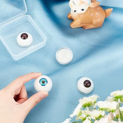 PH PandaHall 2 Pair Realistic Eyes Big Eyeballs Human Eyes Large Acrylic Eyeballs for Halloween Party Decor Sculptures Props in Saudi Arabia