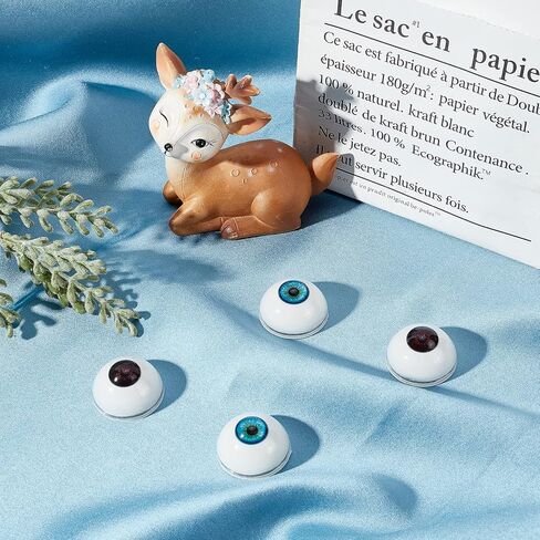 PH PandaHall 2 Pair Realistic Eyes Big Eyeballs Human Eyes Large Acrylic Eyeballs for Halloween Party Decor Sculptures Props in Saudi Arabia