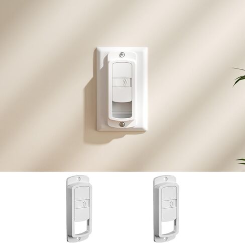 EUDMEON 2 Pack Light Switch Guard Cover,Child Proof Wall Switch Guard Baby Safety Light Switch Cover prevent from Lights Turning on/off by kids (White) in Kuwait