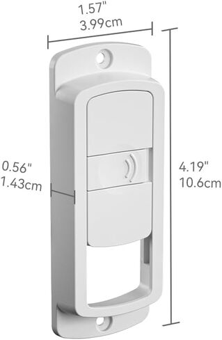 EUDMEON 2 Pack Light Switch Guard Cover,Child Proof Wall Switch Guard Baby Safety Light Switch Cover prevent from Lights Turning on/off by kids (White) in Kuwait