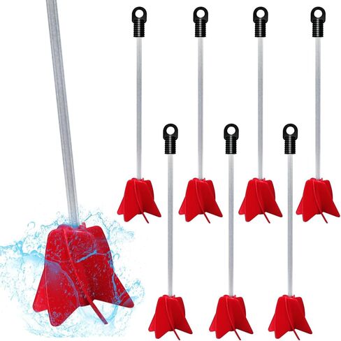 conehoy 7 قطع 12 بوصة محرك الطلاء للحفر، خلاط الحفر القابل لإعادة الاستخدام، خلاط الراتنج، خلاط الطلاء الحلزوني لمعظم التدريبات مزيج الراتنج، الطلاء، طلاء السيراميك in Kuwait