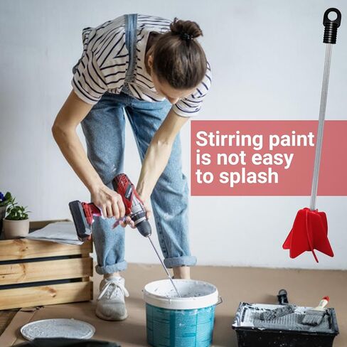 conehoy 7 قطع 12 بوصة محرك الطلاء للحفر، خلاط الحفر القابل لإعادة الاستخدام، خلاط الراتنج، خلاط الطلاء الحلزوني لمعظم التدريبات مزيج الراتنج، الطلاء، طلاء السيراميك in Kuwait