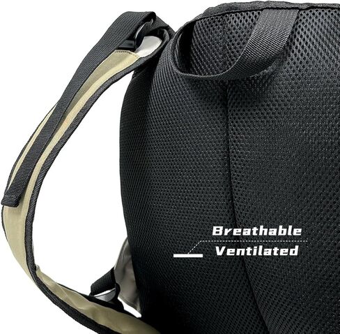 Pet Carrier Backpack for Cats Dogs, Portable Dog Travel Carrier, Breathable Kitten Backpack Soft-Sided Carriers, Airline Approved Cat Carrier Ideal for Hiking Camping Outdoor (Light Khaki) in Kuwait