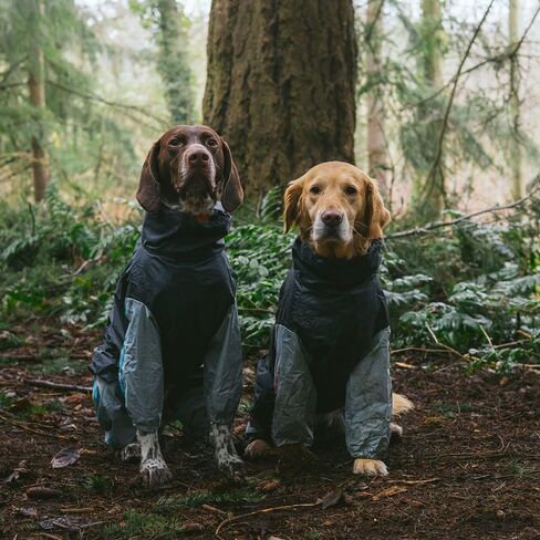 ZippyPaws Adventure Dog Raincoat - Waterproof Rain Jacket for Small & Large Dogs, Reusable Dog Poncho - Teal, Large in Saudi Arabia
