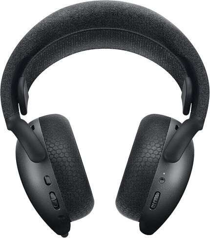 Alienware AW720H Dual-Mode Wireless Gaming Headset - Dolby Atmos Spatial Sound, Wireless 2.4 GHz, 3.5mm Connector Cable, in-line Controls, Integrated Microphone, Unidirectional - Lunar Light in Saudi Arabia