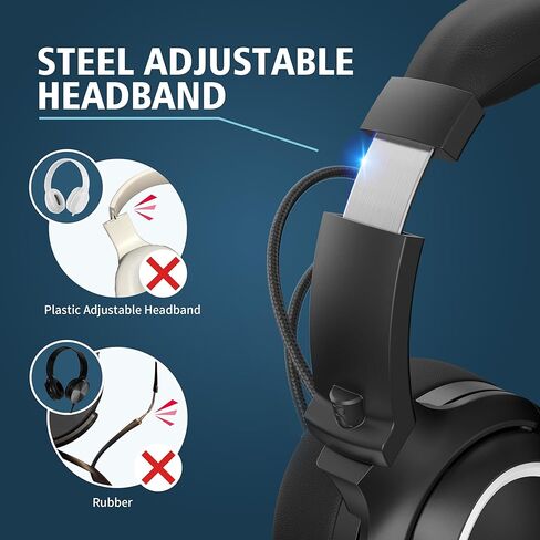 سماعات رأس AILIHEN Classroom سلكية مكونة من 5 سماعات فوق الأذن مع ميكروفون للطلاب والمراهقين والأطفال، وعزل الضوضاء قابل للتعديل وصوت ستيريو عالي الدقة بمقبس 3.5 مم لجهاز Chromebook والكمبيوتر المحمول (متعدد الألوان) in Kuwait