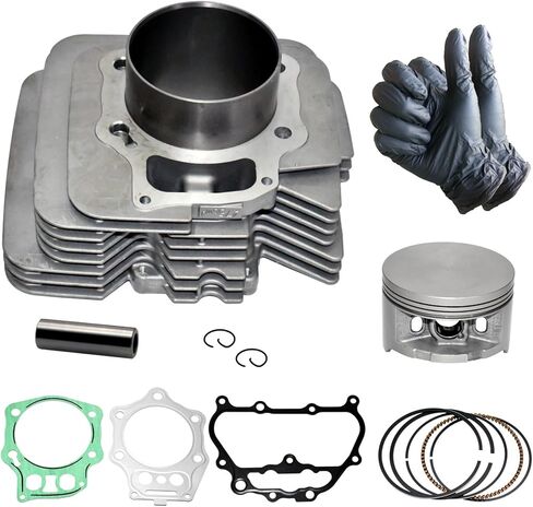 مجموعة إعادة بناء حلقة مكبس أسطوانية تبريد الهواء من Tupo متوافقة مع Honda TRX500 Foreman 500 Foreman500 TRX 500 FE/FM/FPE/FPM/FPA/TM 4x4 2x4 ES/S/EPS 2005-2011 in Kuwait