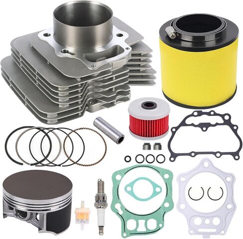 XIAOWEI تبريد الهواء العلوي إعادة بناء عدة اسطوانة حلقات المكبس استبدال لهوندا TRX500 فورمان 500 2x4 4x4 2005-2011 92 مللي متر المكبس مع فلتر الهواء/الزيت in Kuwait