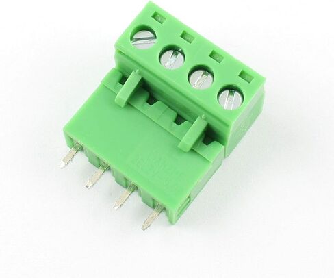 DBParts 10 مجموعات 4-Pin (4 القطب) 5.08 مللي متر الملعب مستقيم المكونات في المسمار محطة كتلة موصل PCB جبل DIY بها بنفسك in Saudi Arabia