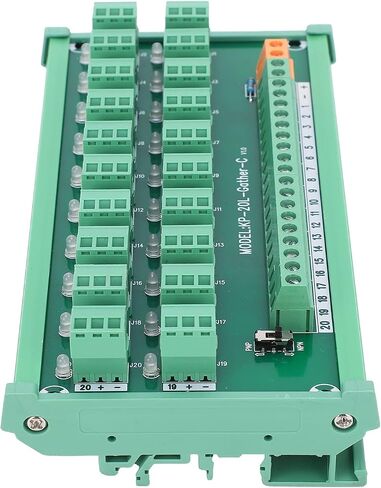 YWBL-WH Terminal Block 3‑Wire 20‑Channel Capture Card DIN Rail Switch Control NPN PNP KP‑20L‑Gther‑C Proximity Switch PLC Sensor Terminal Block in Saudi Arabia