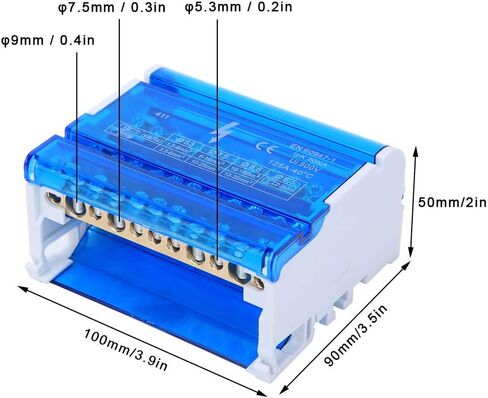 Terminal Block Distribution Box Din Rail 411 4-Level Single Phase Junction Box for Electrical Engineering in Saudi Arabia