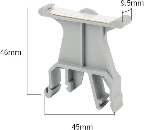 Erayco UK-B1 حامل علامات التوجيه، كتلة طرفية للسكك الحديدية DIN كتلة علامات عالمية لمحطات الأسلاك Ldentification Plate UKB1 الملحقات، حزمة من 20 in Kuwait