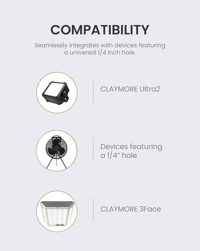 مغناطيس النيوديميوم من كلايمور - مغناطيس قوي للغاية مع برغي عالمي 1/4 بوصة للتخييم، والأضواء الخارجية، والمراوح، والتركيب متعدد الاستخدامات. قوة معززة مع التعبئة المطاطية. in Kuwait