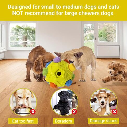 كرة استنشاق للكلاب من جوياسي، ألعاب تفاعلية للكلاب، كرة استنشاق للكلاب، تشجع مهارات البحث عن الطعام الطبيعية، ألعاب ألغاز للكلاب للتدريب البطيء على الطعام، كرة علاج للكلاب المتوسطة والصغيرة باللون الأصفر in Kuwait