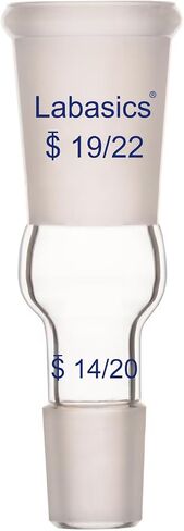 Labasics Enlarging Adapter Glass Adapter from 24/40 to 19/22 Glass Joint Lab Glassware Supply in Saudi Arabia