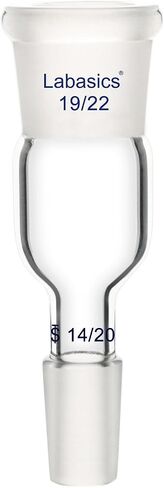 Labasics Enlarging Adapter Glass Adapter from 24/40 to 19/22 Glass Joint Lab Glassware Supply in Saudi Arabia