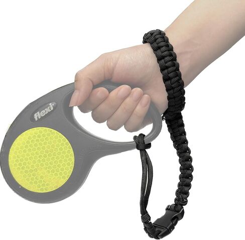 Hands Free Adjustable Wrist Strap for Dog Leash,Security Strap for Retractable Dog Leashes,Black in Kuwait