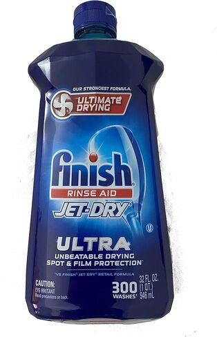 FINISH Rinse AID Jet-Dry Ultra 300 Washes 32 FL OZ (946ml) in Saudi Arabia