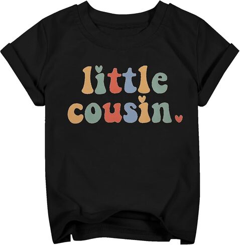 قمصان Cousin للأطفال، تي شيرت بنات عم كبير، تي شيرت بناتي صغير، تي شيرت لطيف للأطفال الصغار، قمصان عائلية in Kuwait