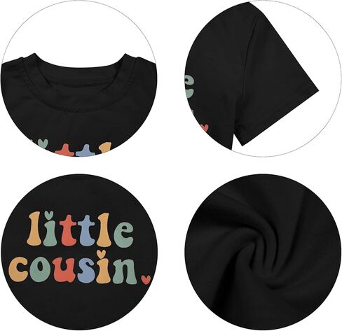 قمصان Cousin للأطفال، تي شيرت بنات عم كبير، تي شيرت بناتي صغير، تي شيرت لطيف للأطفال الصغار، قمصان عائلية in Kuwait