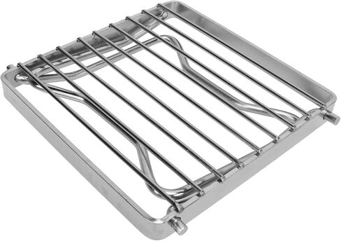 شواية نار المخيمات القابلة للطي من VTOSEN، رف طبخ نار المخيم من الفولاذ المقاوم للصدأ، رف شبكي لموقد التخييم قابل للطي مع حقيبة، معدات طبخ متعددة الاستخدامات للشواء والنزهة والتخييم وحقائب الظهر in Kuwait