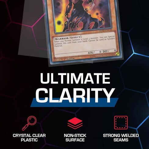 BCW Standard Card Sleeves - 1000 Pack - 2-5/8" x 3-5/8" | Crystal Clear Acid-Free | Trading Card Penny Sleeves for Baseball, Basketball, Football, Hockey, Pokemon, MTG, and More in Saudi Arabia