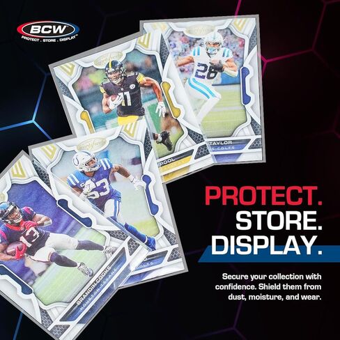 BCW Standard Card Sleeves - 1000 Pack - 2-5/8" x 3-5/8" | Crystal Clear Acid-Free | Trading Card Penny Sleeves for Baseball, Basketball, Football, Hockey, Pokemon, MTG, and More in Saudi Arabia