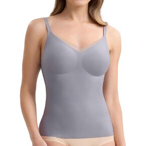 V-Neck Seamless Camisoles Tank Tops with Built in Bra for Women Summer Spaghetti Straps Tankini Camis in Saudi Arabia