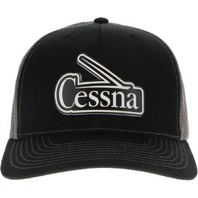 Cessna 50's & 60's Logo Velocity Trucker Hat - Black/White in Kuwait