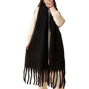 Winter Scarf for Women Chunky Oversized Scarfs Cold Weather Large Thick Blanket Scarves Warm Long Shawl Big Scarf in Saudi Arabia