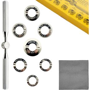 مجموعة أدوات إزالة ظهر الساعة، أداة إزالة فتاحة خلفية علبة الساعة من سلسلة 5537، أدوات صانع الساعات لرولكس تيودور وإصلاح ساعات المعصم الأخرى (غير متضمنة المحولات) in Kuwait